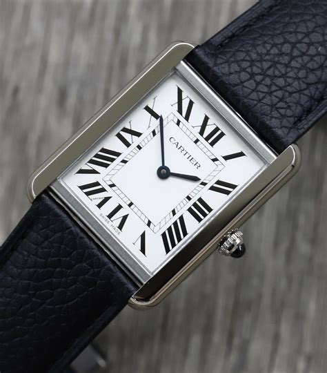 cartier tank solo medium|cartier tank solo large men's.